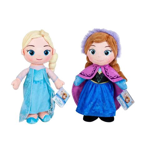 Peluches Ana y Elsa Frozen 32cm - Kilumio