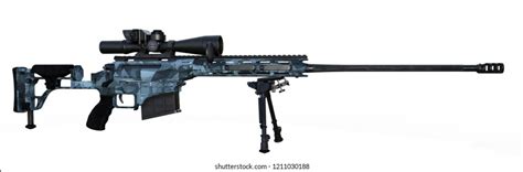 3d Rendering Sniper Rifle Isolated Stock Illustration 1211030188 | Shutterstock