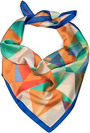 Stylebreaker Foulard Carr Pour Femmes Avec Imprim G Om Trique Cerf