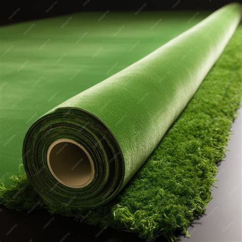 Premium AI Image | The green carpet roll