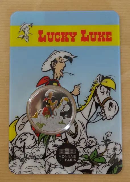 MONNAIE DE PARIS Mini médaille Lucky Luke un cow boy dans le coton