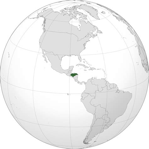location   honduras   world map