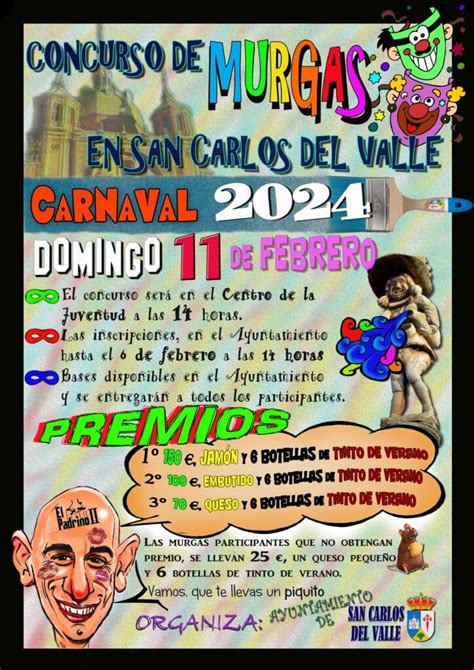 Carnaval En San Carlos Del Valle No Te Pierdas El Concurso De