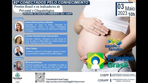 Previne Brasil E Os Indicadores De Pr Natal E Citopatol Gico Youtube