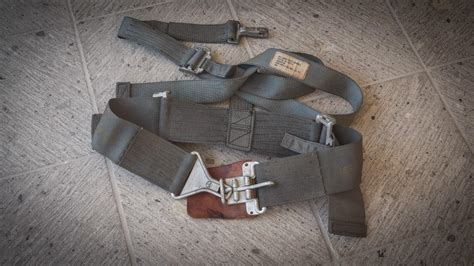 Military Aircraft Crewmans Safety Belt Vietnam Era Aircrewgunner 6