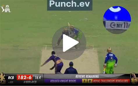 Watch How An Umpiring Howler Cost Rcb The Game Vs Kkr It Wasnt The Kohli No Ball Cricket