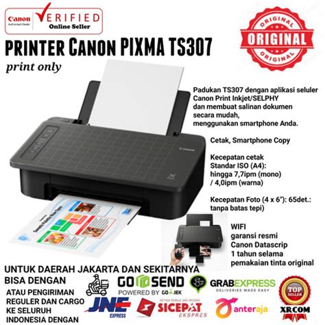 Jual Printer Canon Pixma Ts Print Only Ts Jakarta Pusat