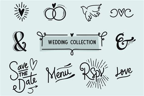 Wedding Graphics Collection Free Download - Creativetacos