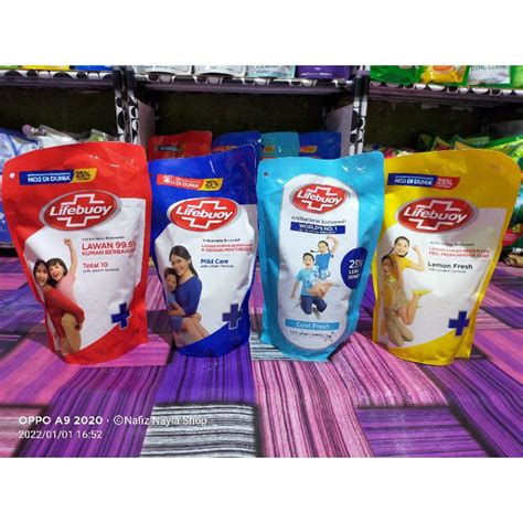 Jual Lifebuoy Body Wash Reffill Ml Shopee Indonesia