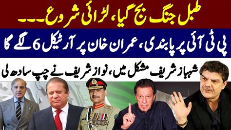 Ban On PTI Enforced Imran Khan Faces Article 6 Shehbaz Sharif In Hot