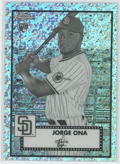 Topps Chrome Platinum Anniversary Black And White Mini Diamond