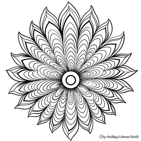 Peacock Feather Coloring Pages Free Printable