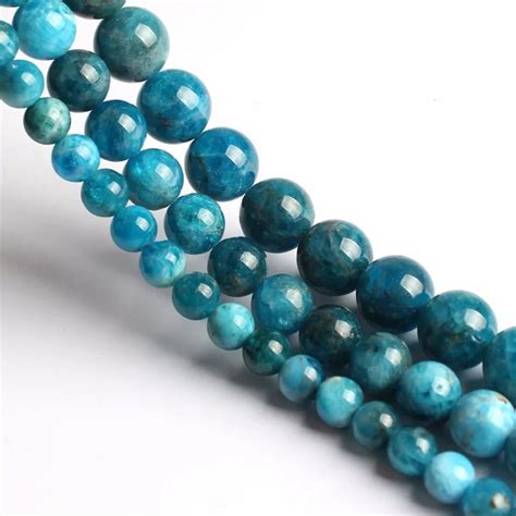 Natural Blue Apatite Beads AAAA Quality 68 10MM Size Etsy