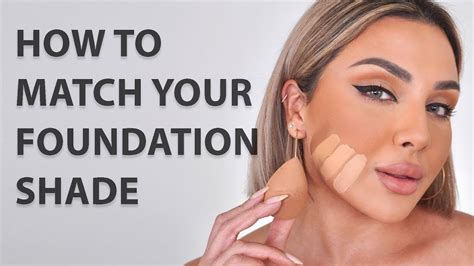 HOW TO MATCH YOUR FOUNDATION SHADE NINA UBHI YouTube Belleza