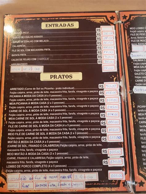 Menu em CARNE DE SOL DE PICUI MACAPÁ restaurante Macapá