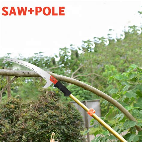 Extendable Tree Telescopic Pruner With Saw High Altitude Thick Branch