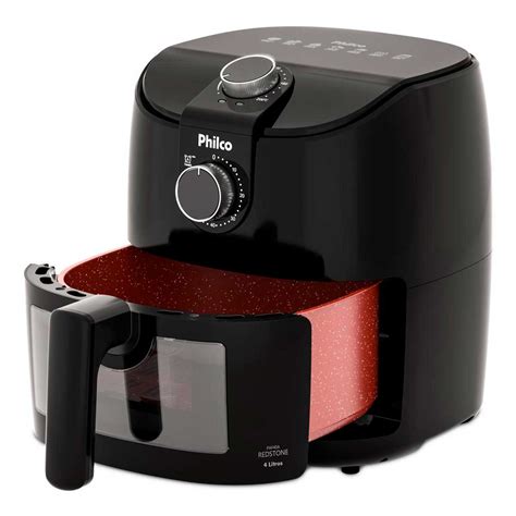 Air Fryer Philco Redstone - Air Fryer Philco 4L Revestimento Redstone 1500W PAF40A 220V - Carrefour