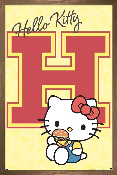 Hello Kitty and Friends: 24 College Letter - Hello Kitty Wall Poster ...