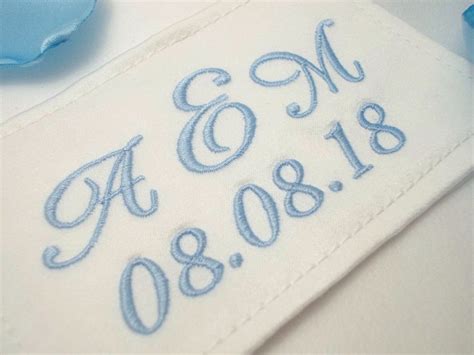 Wedding Dress Label Something Blue Custom Label Personalized Etsy