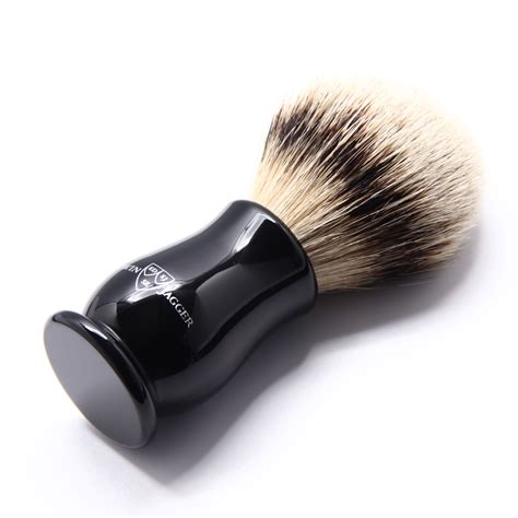 Edwin Jagger Silvertip Badger Shaving Brush Chatsworth Imitation Ebony