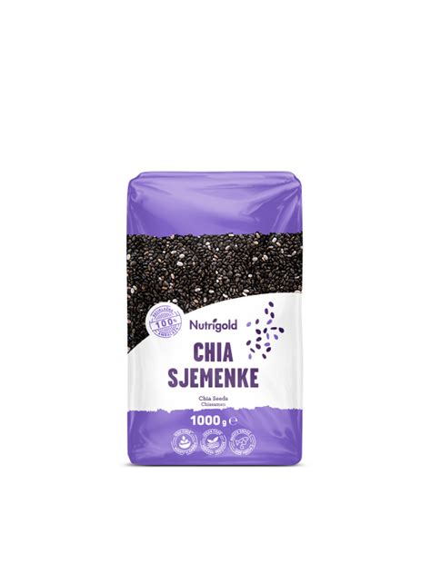 Nutrigold Chia Semena Kg Tovarna Zdrave Hrane