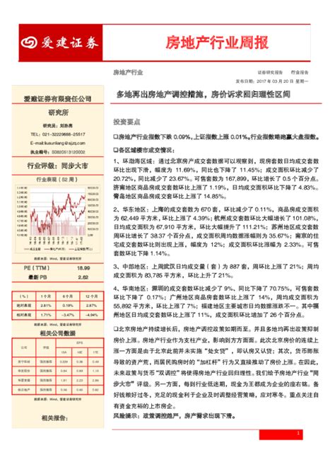 房地产行业周报：多地再出房地产调控措施，房价诉求回归理性区间