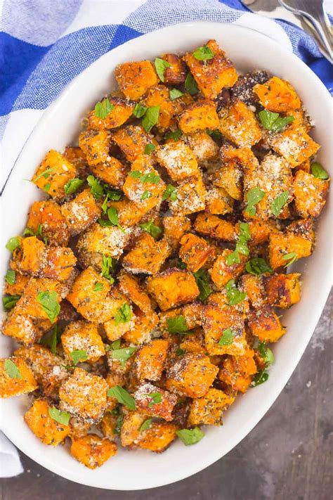 Savory Sweet Potatoes Parmesan And Herb Pumpkin N Spice