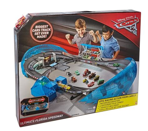 Disney Pixar Cars Ultimate Florida Speedway Track Set Top