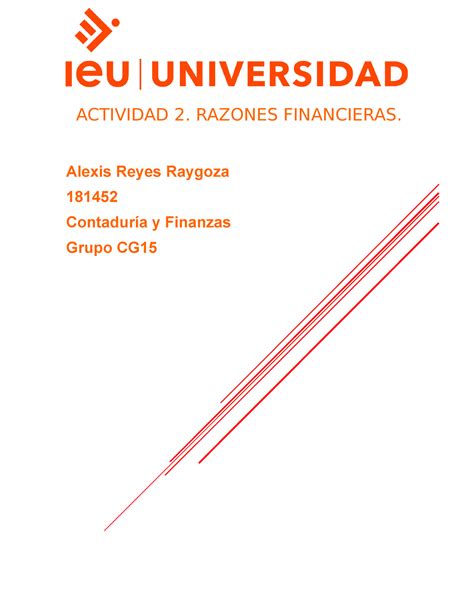 Actividad 1 La contabilidad y su campo de acción Alexis Reyes