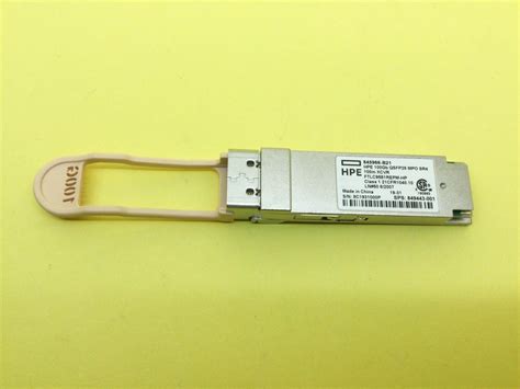 HP 845966-B21 100GB QSFP28 Mpo SR4 100M Transceiver 849443-001 Neu ...