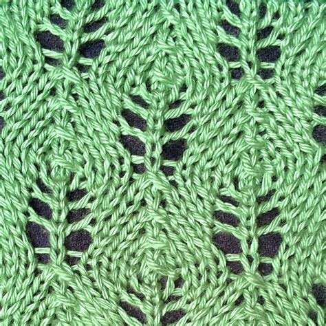 Flower Bud Lace Stitch Purl Avenue Lace Knitting Patterns Knit