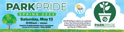 Park Pride Spring – Addison Park District