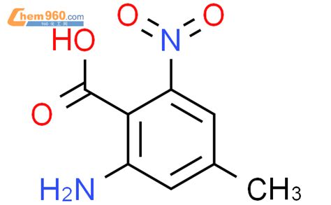 100093 07 09ci 2 氨基 4 甲基 6 硝基 苯甲酸化学式、结构式、分子式、mol 960化工网