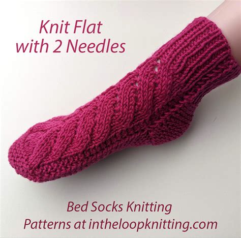 Bed Socks Knitting Patterns In The Loop Knitting