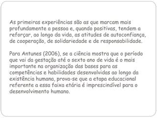 A Importancia Da Educação - A importância da educação infantil na formação do cidadão crítico ...