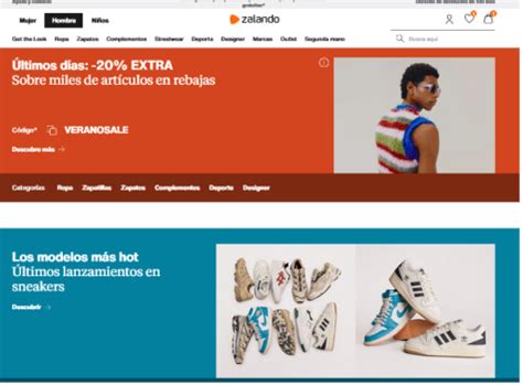 Código 20 Descuento Moda en Zalando