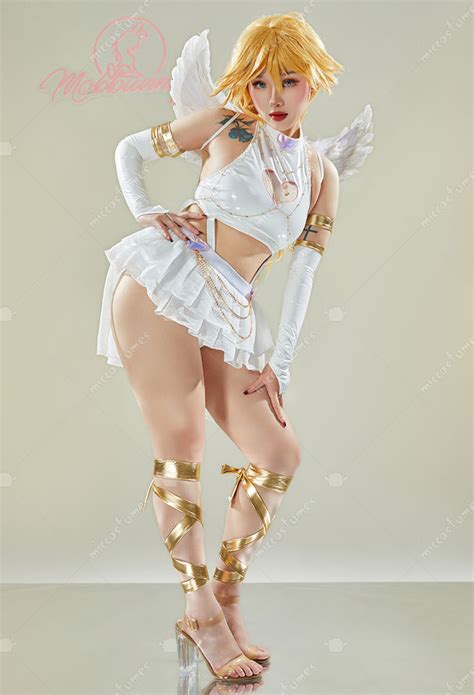 Women Panty Derivative Sexy Lingerie Set Hollow Halter Bodysuit And Mini Skirt Cosplay Top