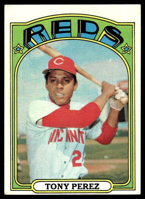 Topps Tony Perez Cincinnati Reds Baseball Card Ebay