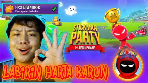 Mencari Harta Karun Di Labirin Stickman Party Android Gameplay