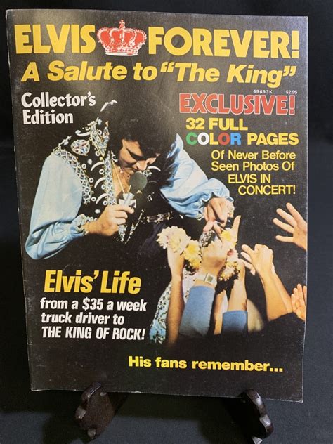 【やや傷や汚れあり】『コレクター放出品 Elvis Presley エルビス・プレスリー「elvis Forever」ロック歌手 俳優 当時物