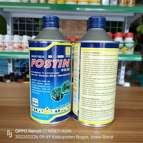 Jual Insektisida Fostin 610EC 400 Ml Pembasmi Hama Pada Tanaman