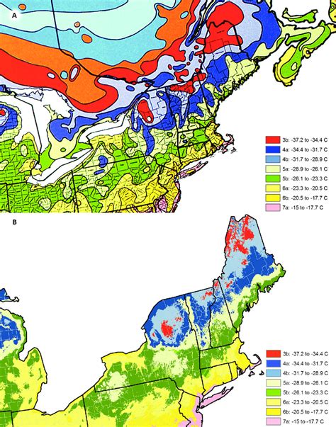 A Plant Cold Hardiness Zone Map For Northeastern North America