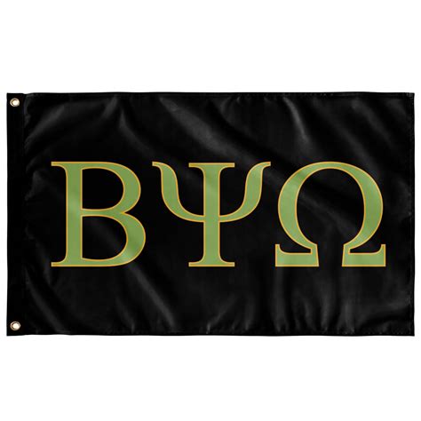 Beta Psi Omega Sorority Flag Custom Wall Banners Dorm Decor Designergreek2