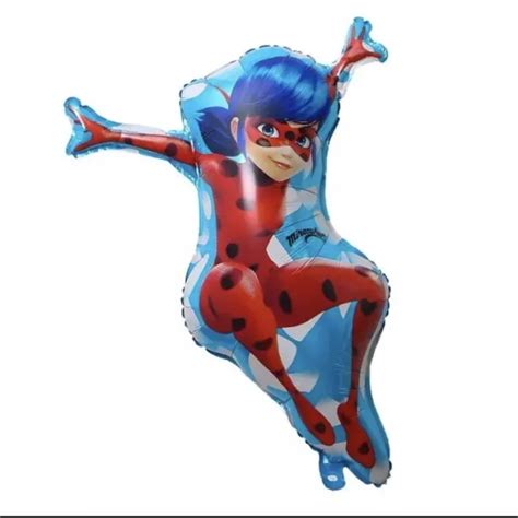 BALLON 64X85 CM Miraculous Ladybug Fête Anniversaire Enfant Décoration