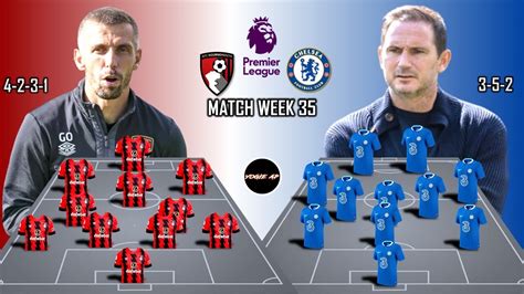 Bournemouth Vs Chelsea Gary O Neil Vs Frank Lampard Prediction