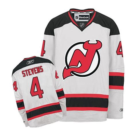 New Jersey Devils Scott Stevens Official White Reebok Authentic Adult ...