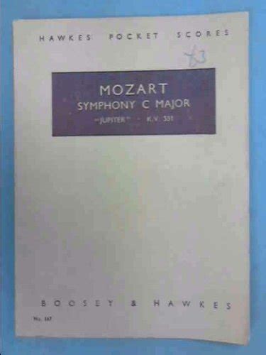 Mozart Symphony In C Major Jupiter K V Hawkes Pocket Scores