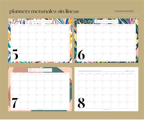 Creative Mindly Organizadores Gratis