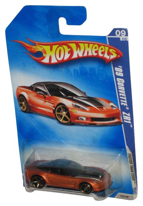 Hot Wheels Faster Than Ever Burnt Orange Corvette Zr Car Walmart