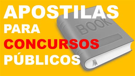 Apostila Para Concursos P Blicos